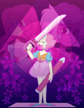 A single pale rose 