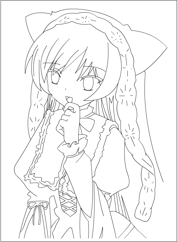 suiseiseki lineart