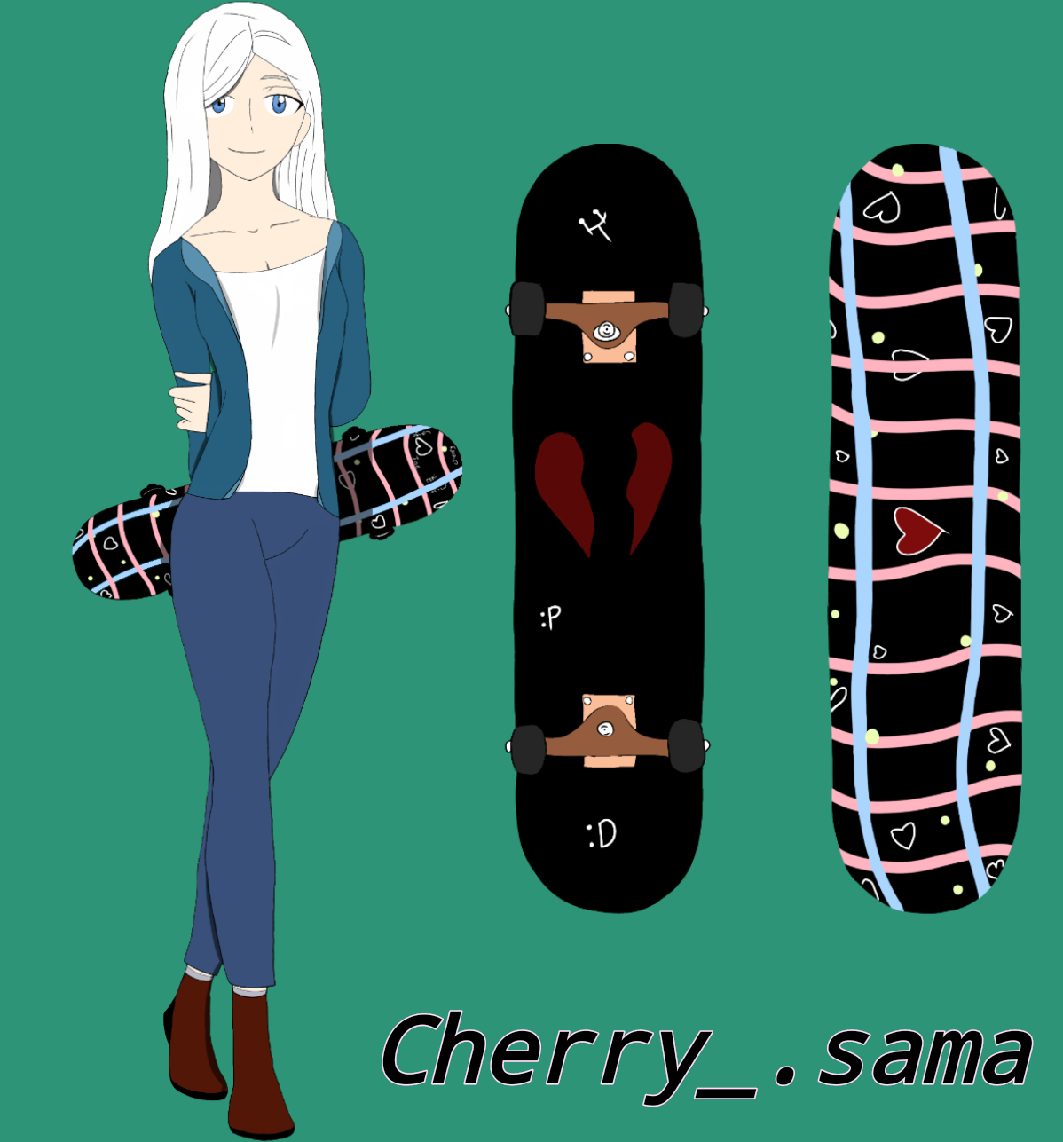 SK8 the Infinity OC] Nakaseno Rea Character Sheet by DecoPlum18 on  DeviantArt