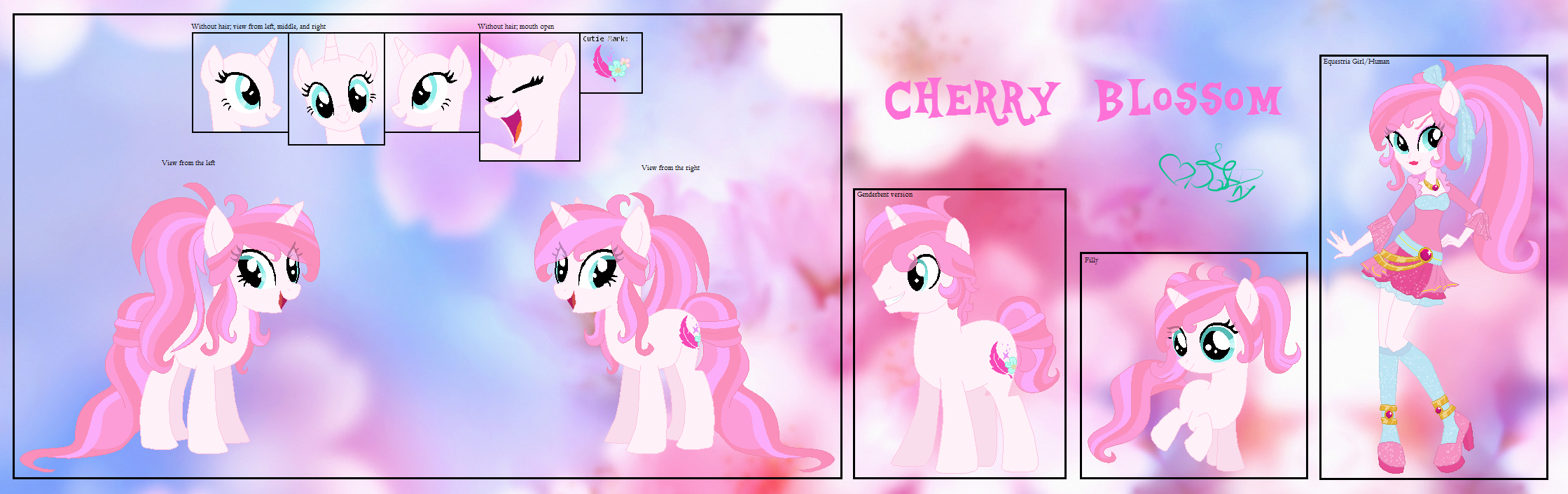 Cherry Blossom's reference sheet