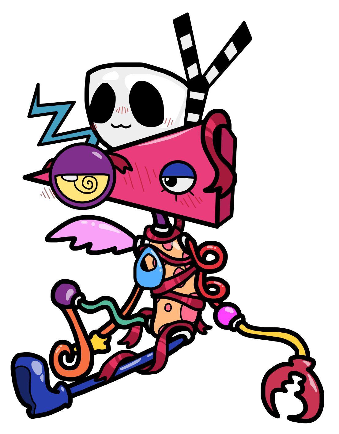 Gangle x Zooble by hirickhirickhirick on DeviantArt