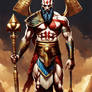 Kratos Egyptian Mythology AI Art 