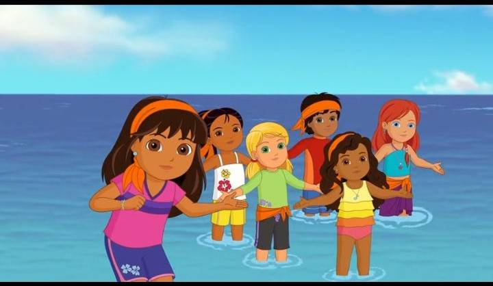 Dora and friends into the city screenshot by sam23856 on DeviantArt