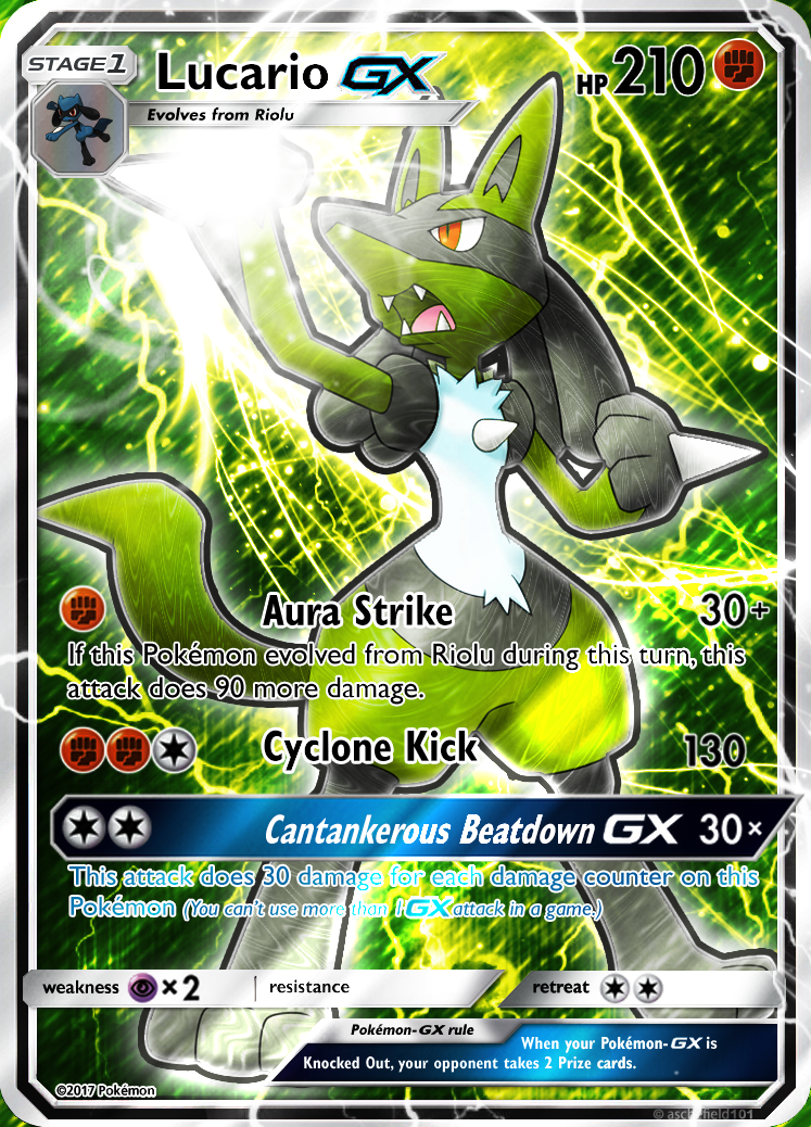 Card Pokemon Lucario Gx Shiny Original Copag Raro