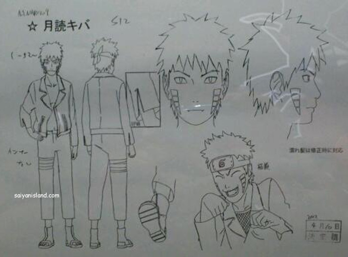 Road to Ninja Naruto the Movie Drawings