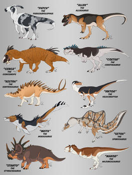 Dinosaur Adopts - Set 04 - CLOSED