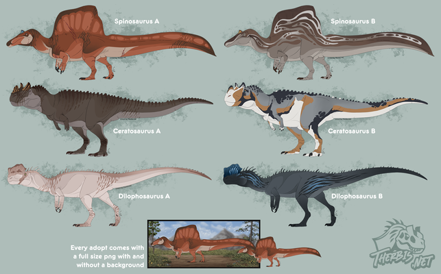 Dinosaur Adoptables Set 2024-01