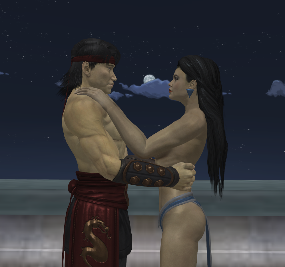 Liu and Kitana - Romantic night