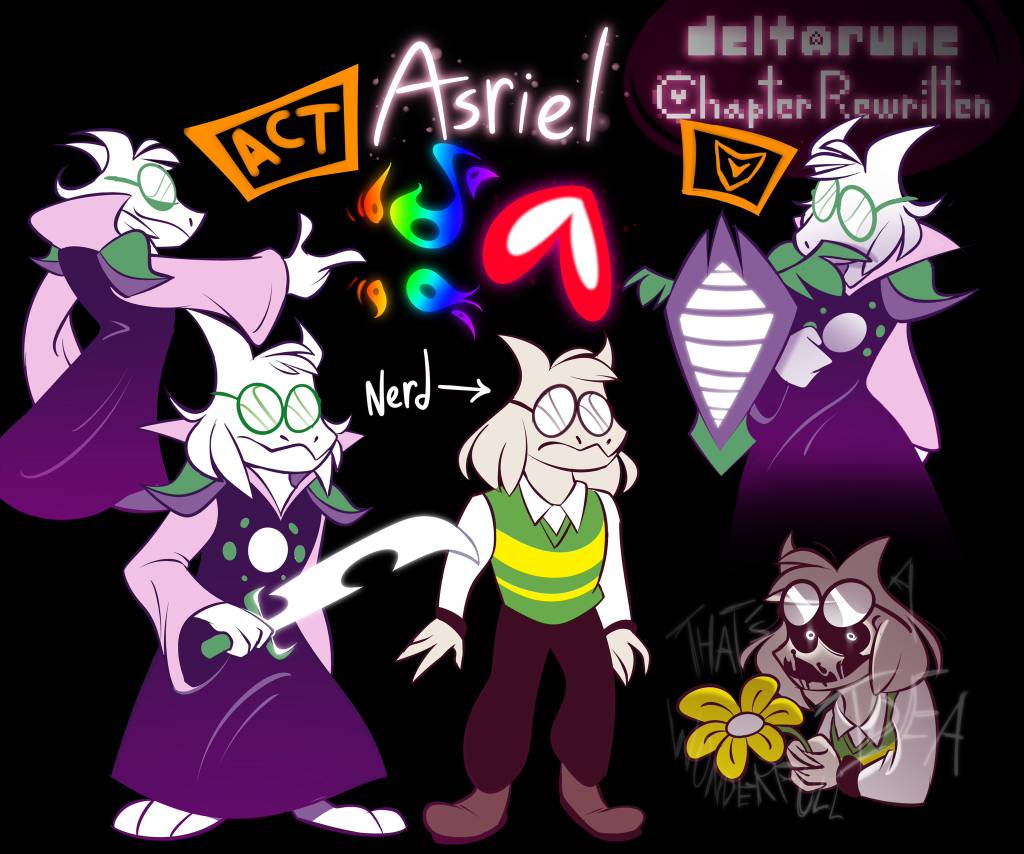 Asriel. ( from deltarune chapter rewritten.) by gust67899 on DeviantArt