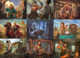 Shadowrift card artworks