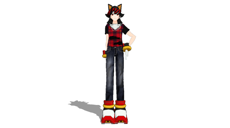 MMD Shadow the hedgehog by milcythefox on DeviantArt