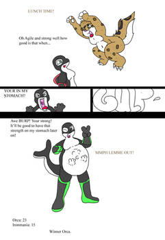 Male FurLabs Vore Brawl round 5 pt 2