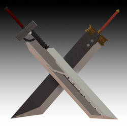 FF Cloud Swords