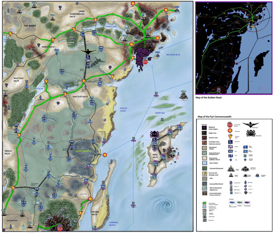Pyri Commonwealth map and the Rubber-Road by Lunatic38 on DeviantArt