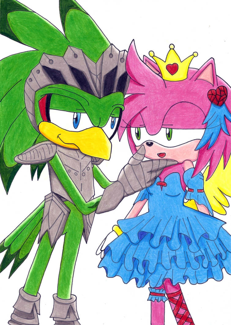 Amy and Jet:my princess?_color by aprict on DeviantArt
