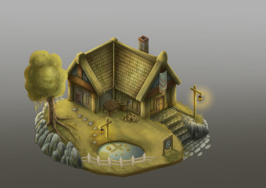 Isometric Inn by Builart on DeviantArt