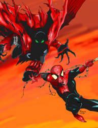 Spider Man and Spawn