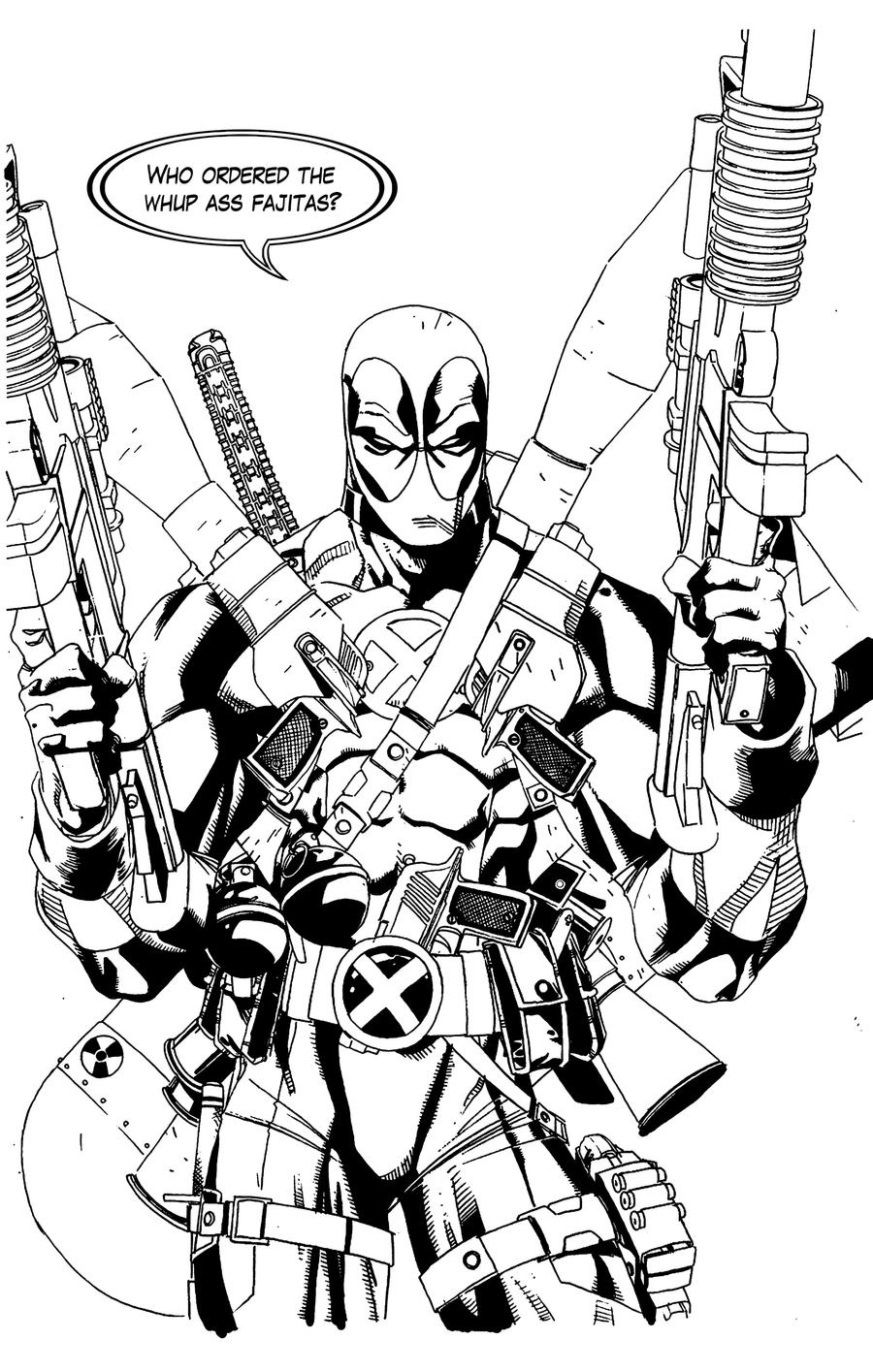 X-force deadpool by waitedesigns on DeviantArt