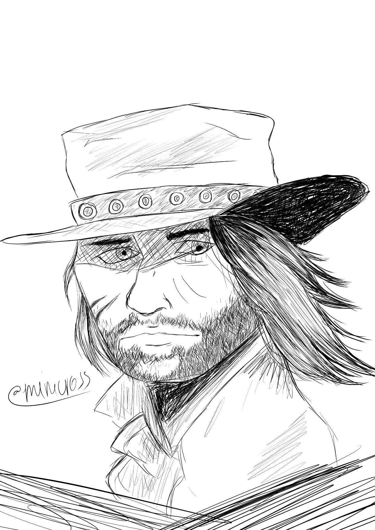 John Martson from red dead redemption by Minecross on DeviantArt