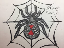 Inktober- Day 5- Spider