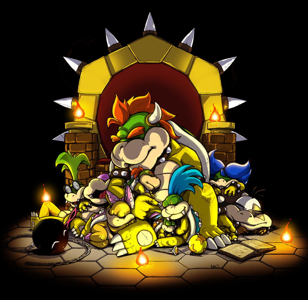 Koopa Sit Sleepy Koopas by ActionKazimer on DeviantArt
