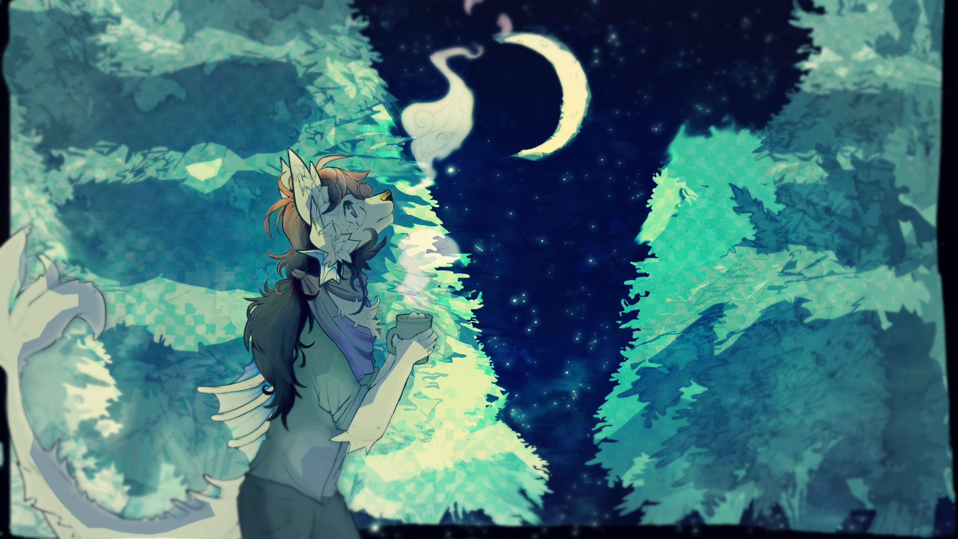 Wallpaper Commission By Human Total-dc1zbs5