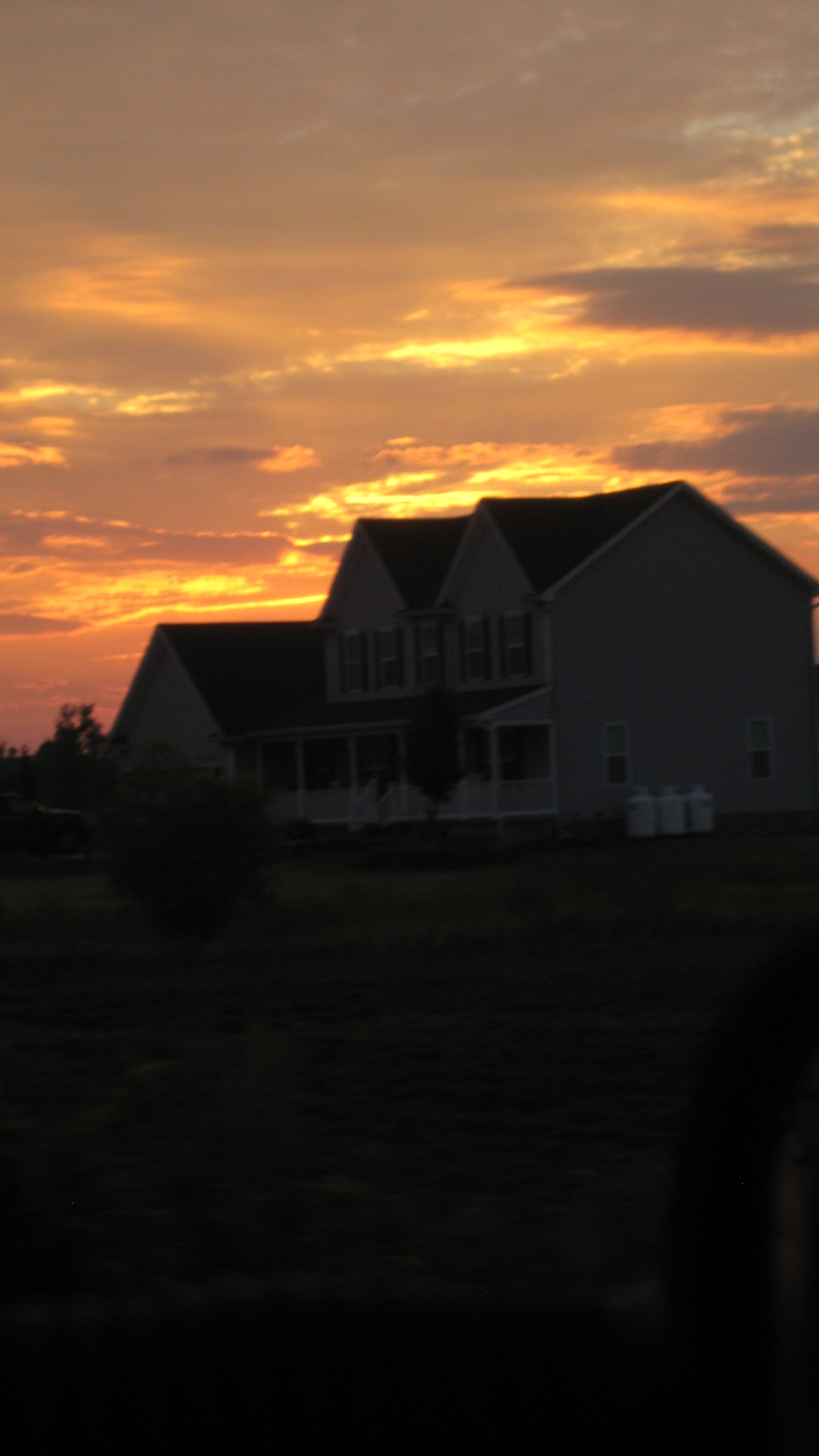 Farmhouse Sunset