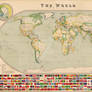 World Map - Vintage Style