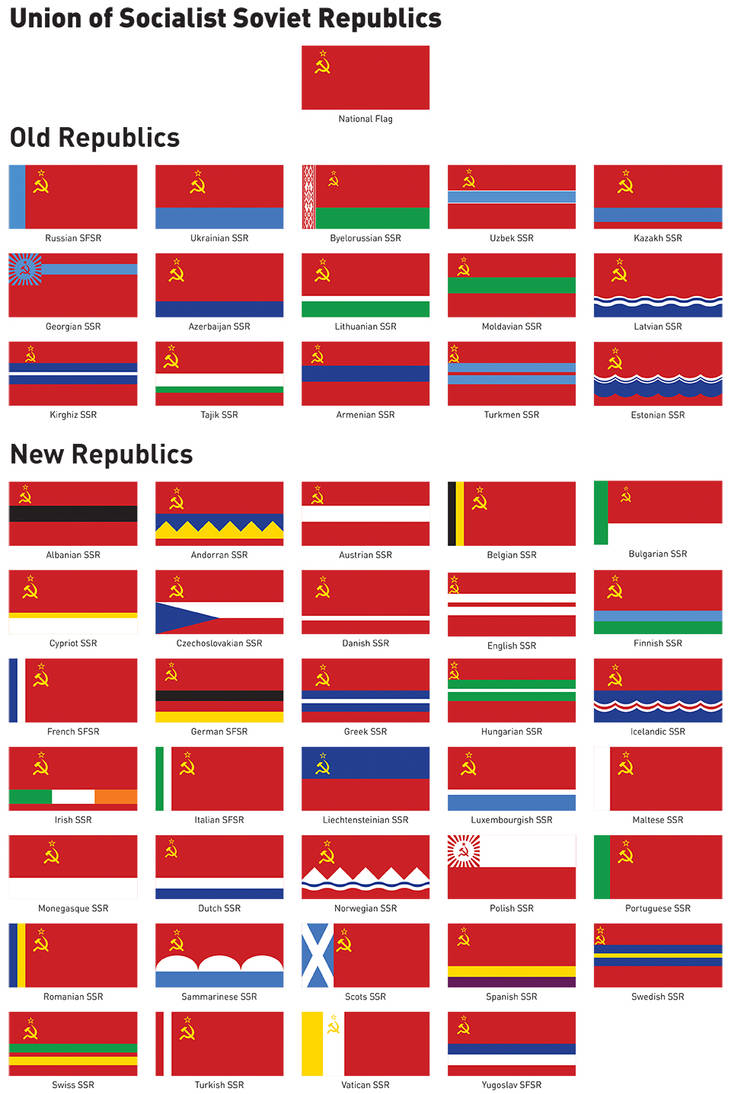 Flags of Soviet Europe by Regicollis on DeviantArt