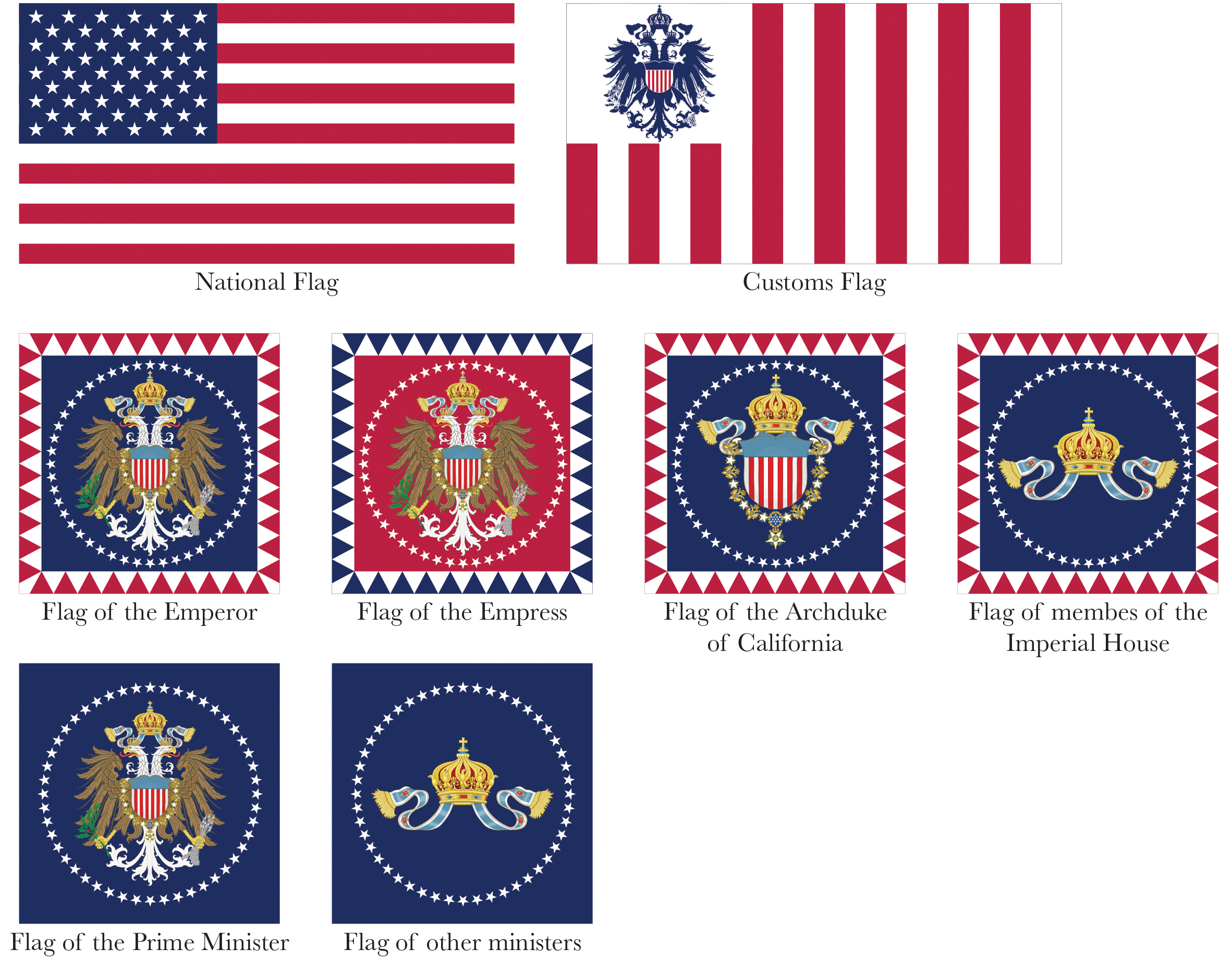 An American Monarchy - Flags