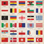 Flags of Europe ca. 1920