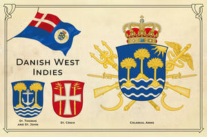 Alternate history arms of the Danish West Indies