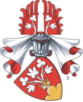 Personal coat of arms, gothic style