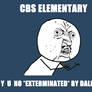 CBS Elementary Y U No Exterminated By Daleks?