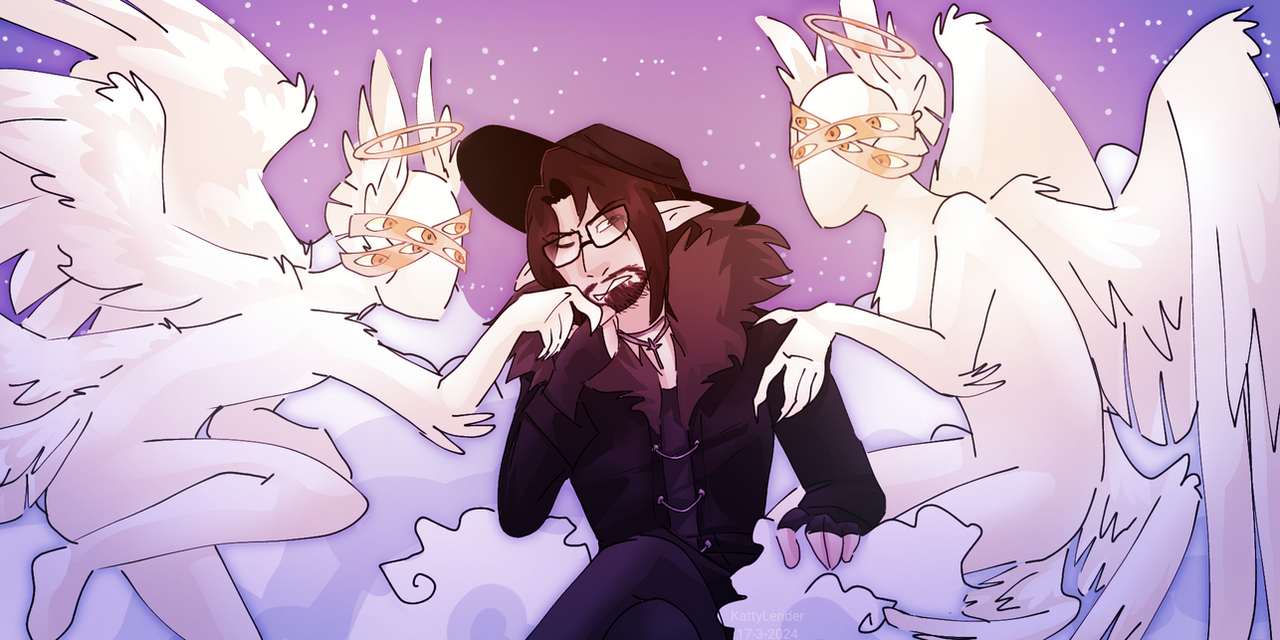 Time Angel Oc Angel's curse - oc art by KattyLender on DeviantArt