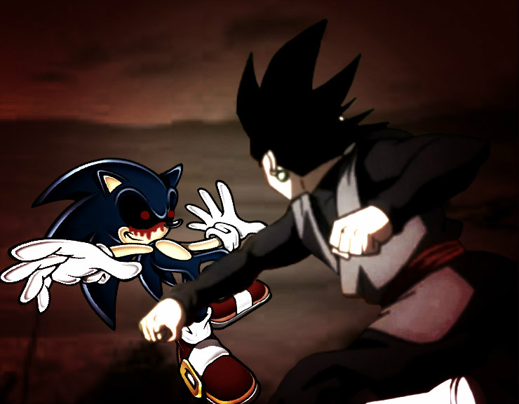 Sonic Exe VS Goku Black.