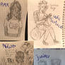 Percy Jackson sketches 