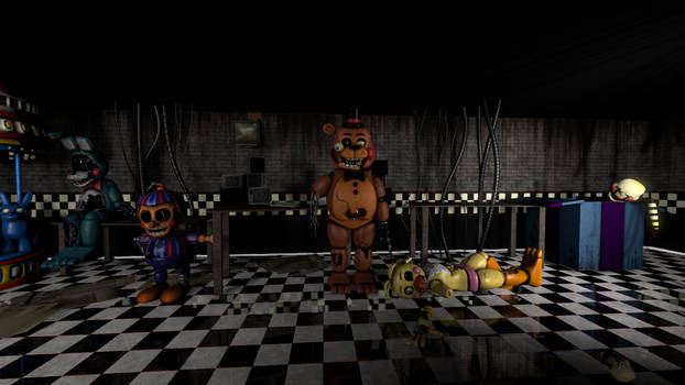 Five nights at Freddy's 1 redesign by fnafking1987x on DeviantArt