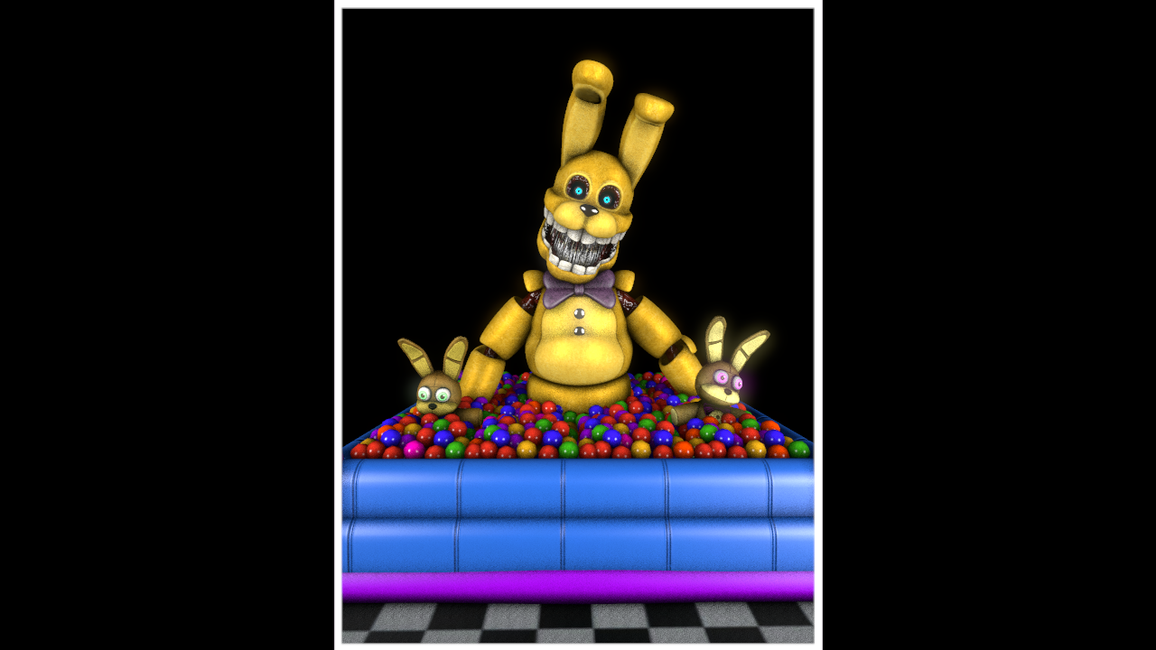 Fredbear and spring bonnie by fnafking1987x on DeviantArt