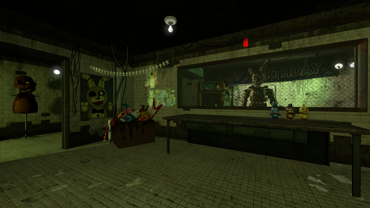 Five Nights at Freddy's 3 - Office Render : r/fivenightsatfreddys