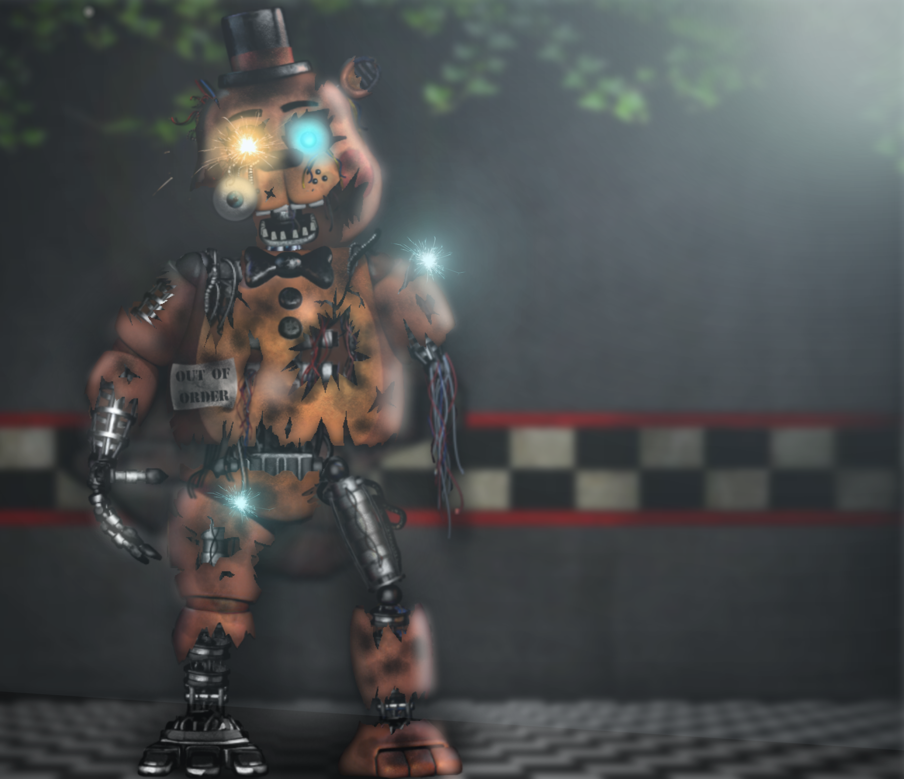 FNAF 6 Fixed Salvaged animatronics by ThederangedGamer on DeviantArt