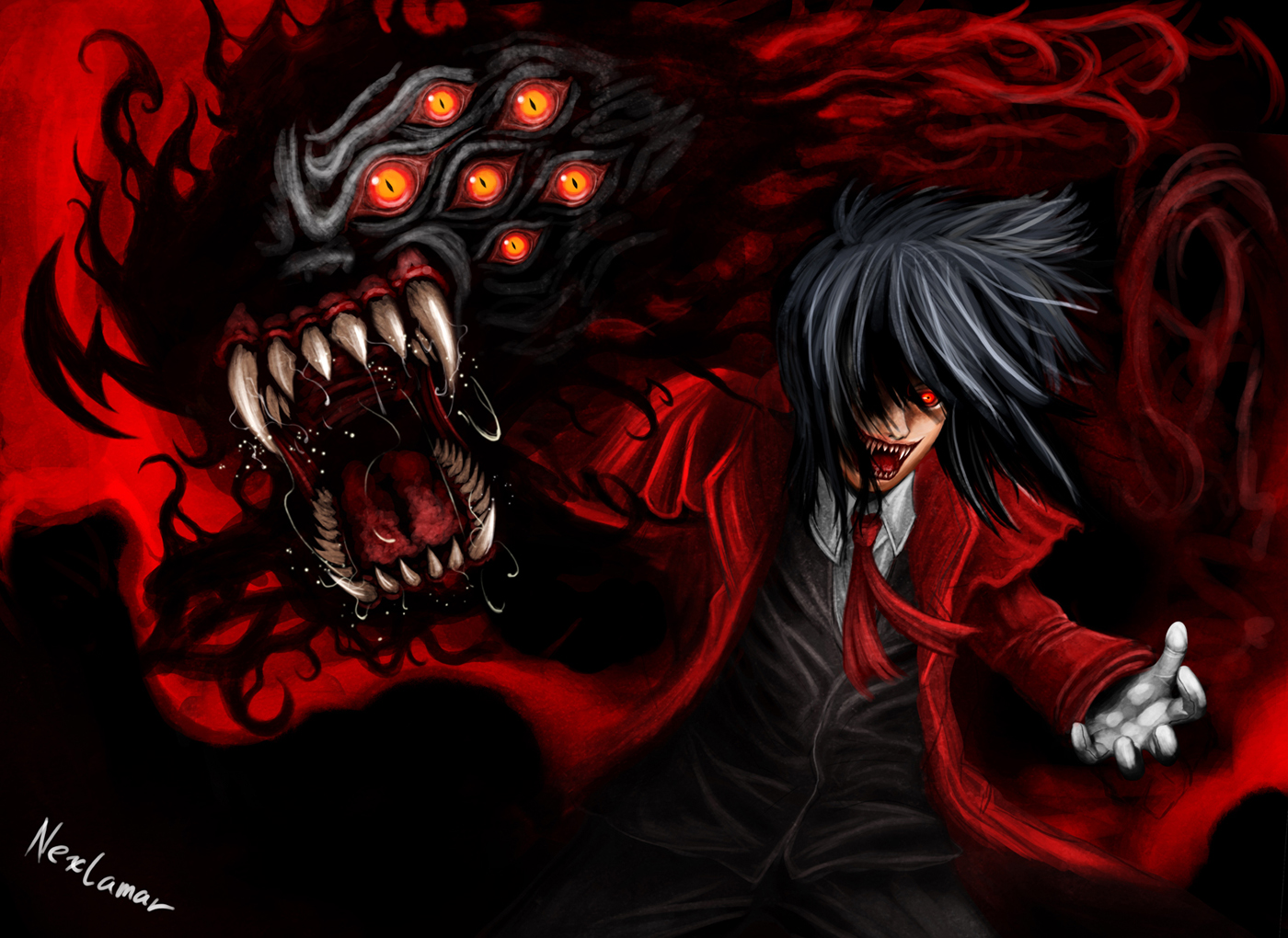 King and Queen by Trickster-Red on DeviantArt  Alucard, Hellsing ultimate  anime, Hellsing alucard