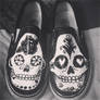 Dia de las Muertos Vans Shoes