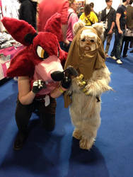 me as foxy at comic con