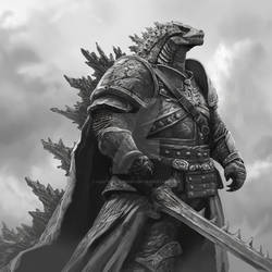 Godzilla as a DnD paladin