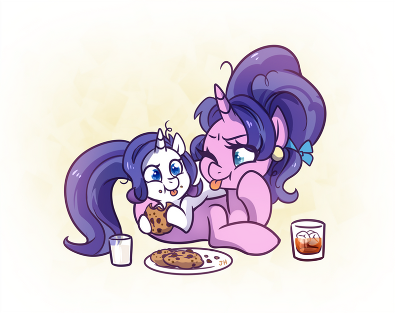 Cookie Crumbles and lil Rarity