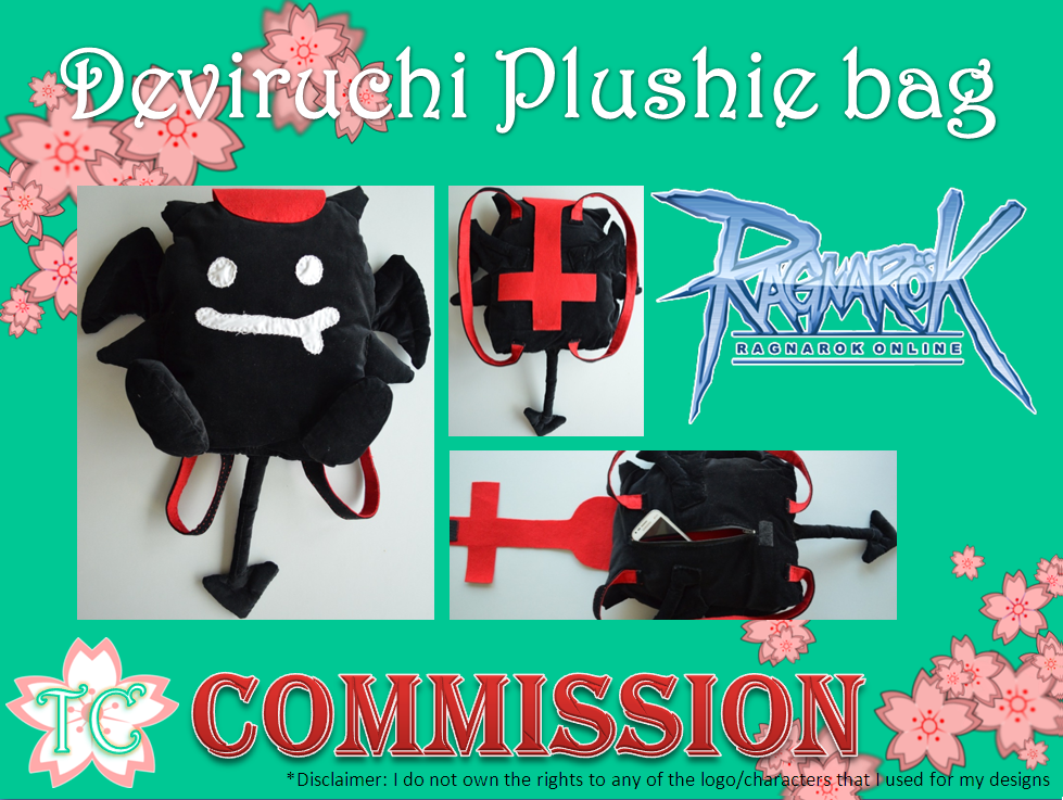 Deviruchi Plushie Bag