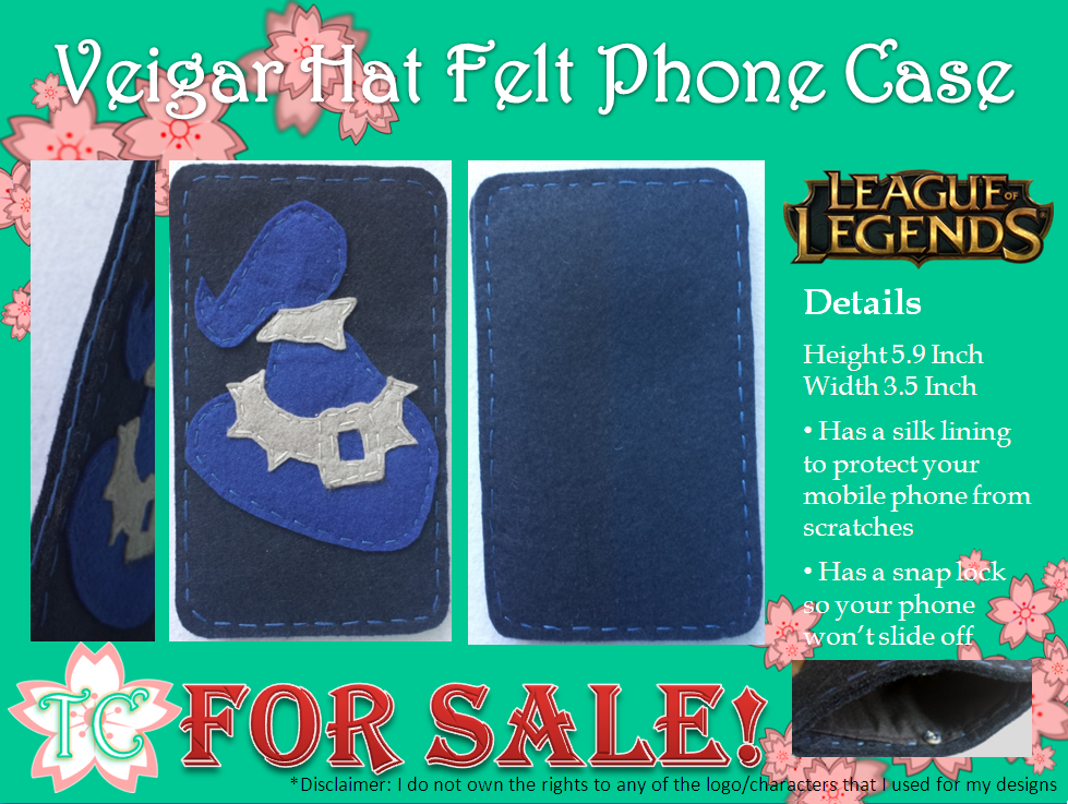 Veigar Hat Felt Phone Case