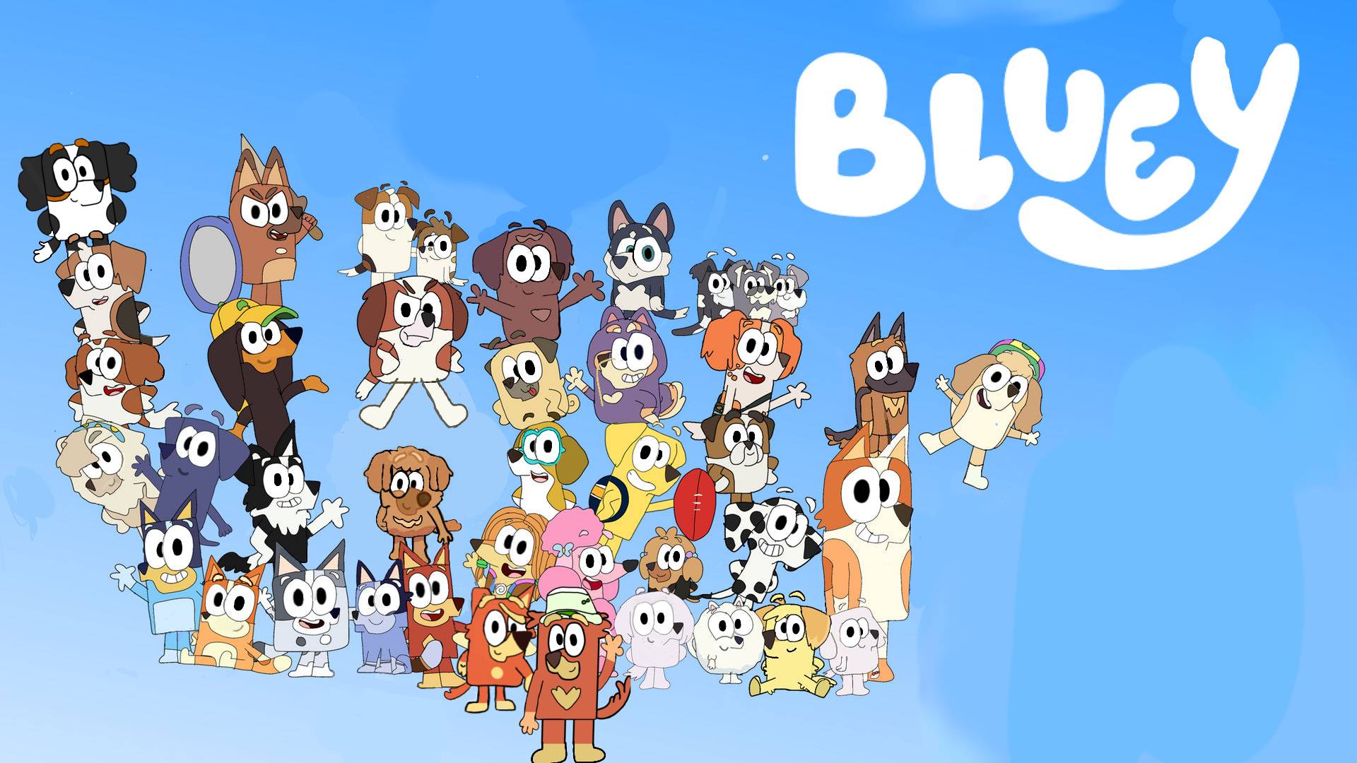 Bluey Adventure Deviantart My bluey fanart containing most kids by Rhylan04 on DeviantArt