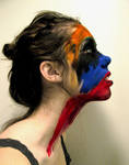 painted face by claralenore